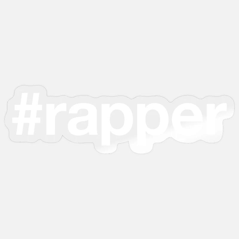 RAPPER Hashtag Sticker size S (10 x 10 cm)