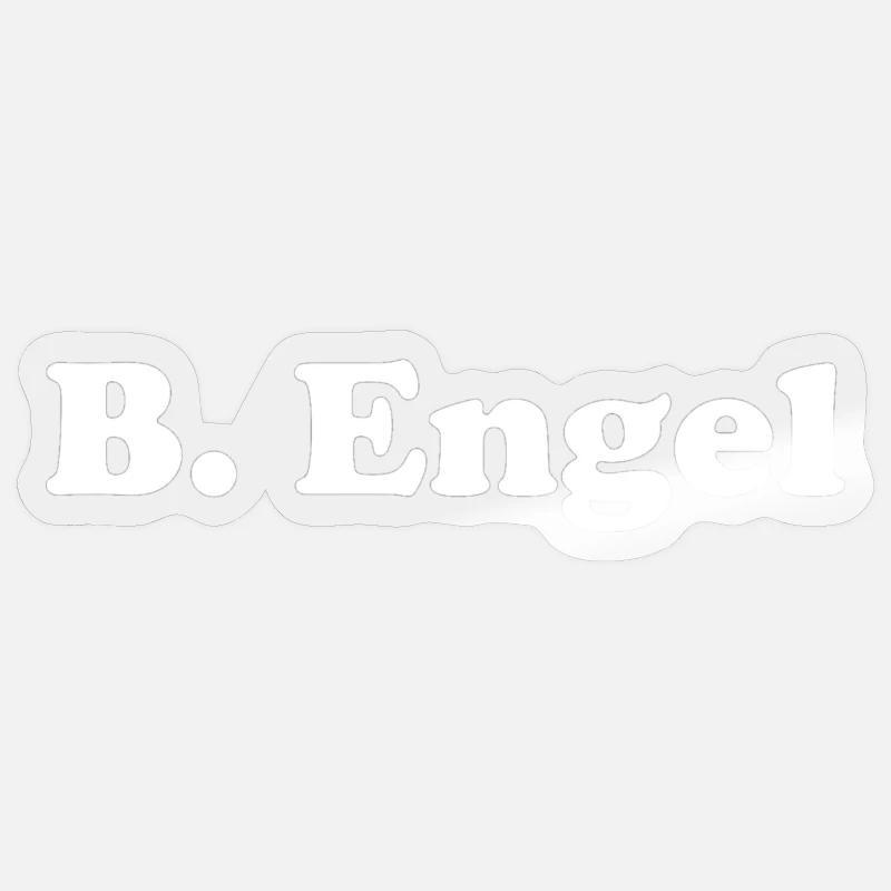 B. Engel Sticker Größe S (10 x 10 cm)