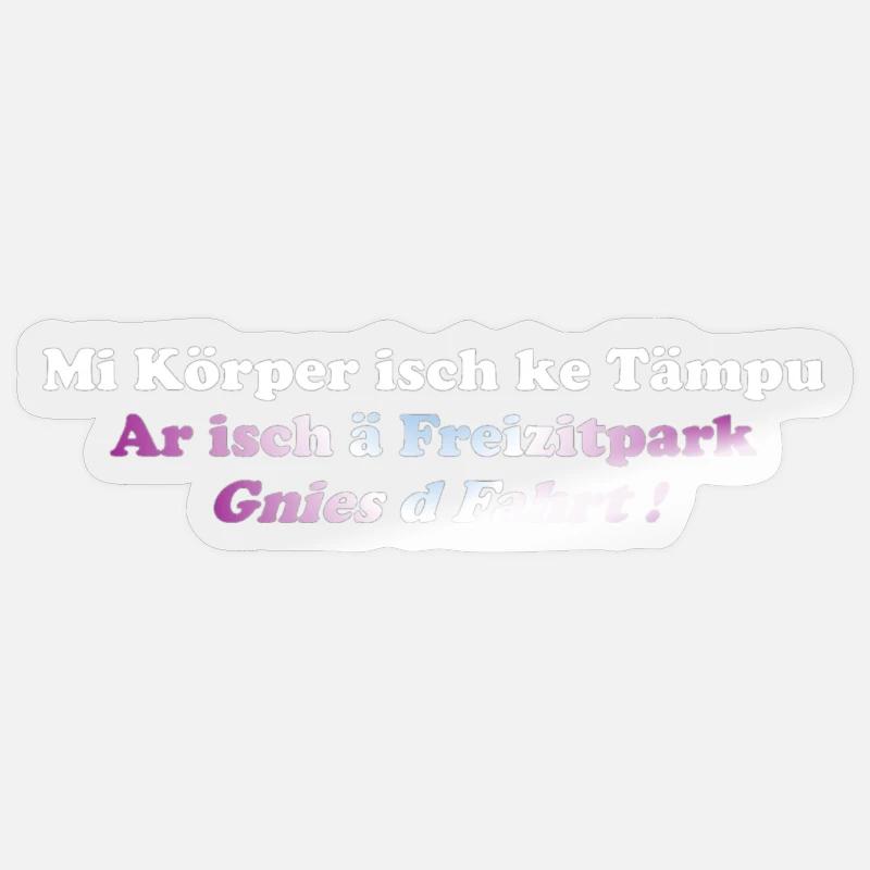 Freizeitpark Sticker Größe S (10 x 10 cm)