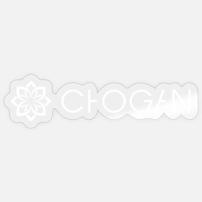 Chogan - Sticker taille S (10 x 10 cm) - brillant transparent