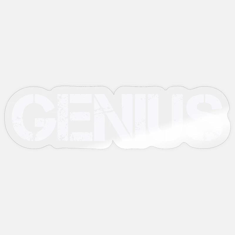 GENIUS Sticker Größe S (10 x 10 cm)