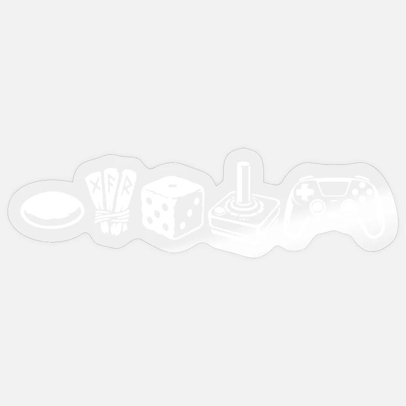 Controller Evolution | Gamer Sticker Größe S (10 x 10 cm)