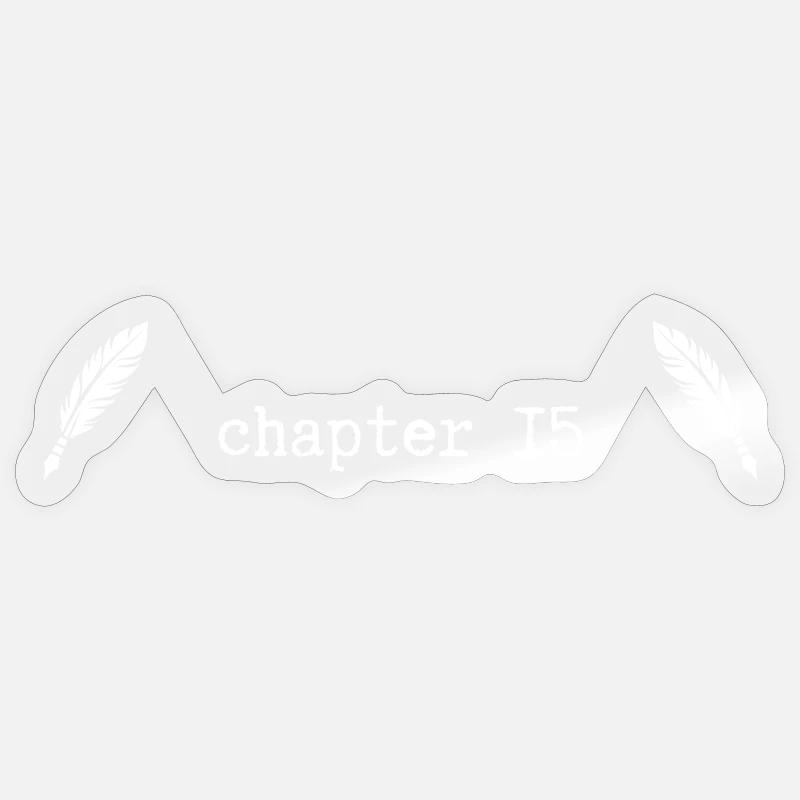 chapitre 15 : Anniversaire - Sticker taille S (10 x 10 cm) - brillant transparent