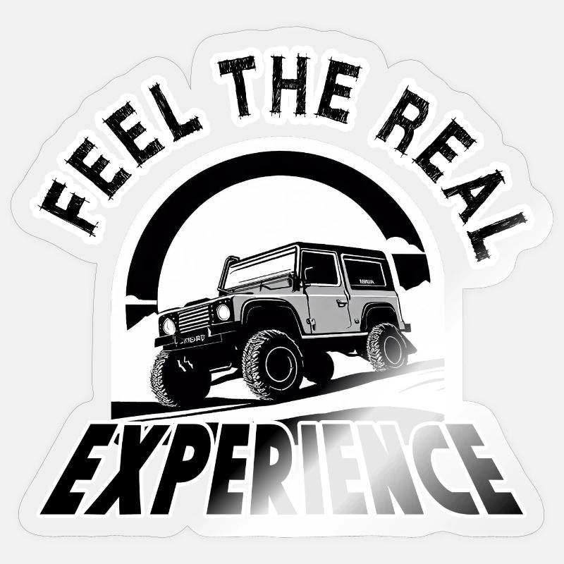Experience Defender outdoor explore Sticker Größe S (10 x 10 cm)