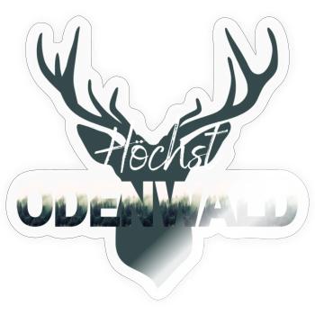 Höchst Odenwald - Sticker Größe S (10 x 10 cm) - Transparent glänzend - Vorne