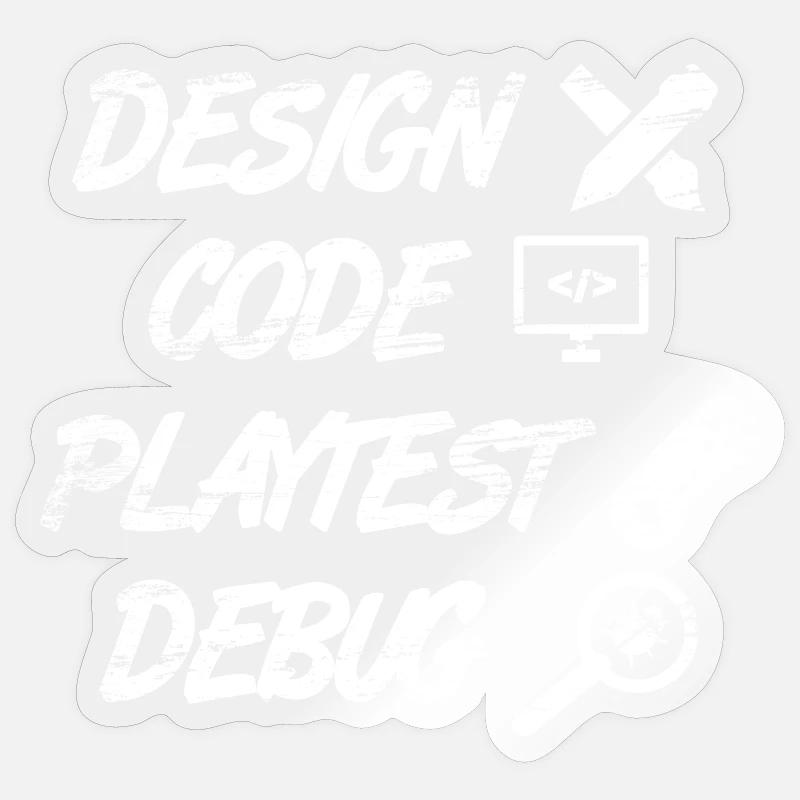 Programmation de jeux Sticker taille S (10 x 10 cm)