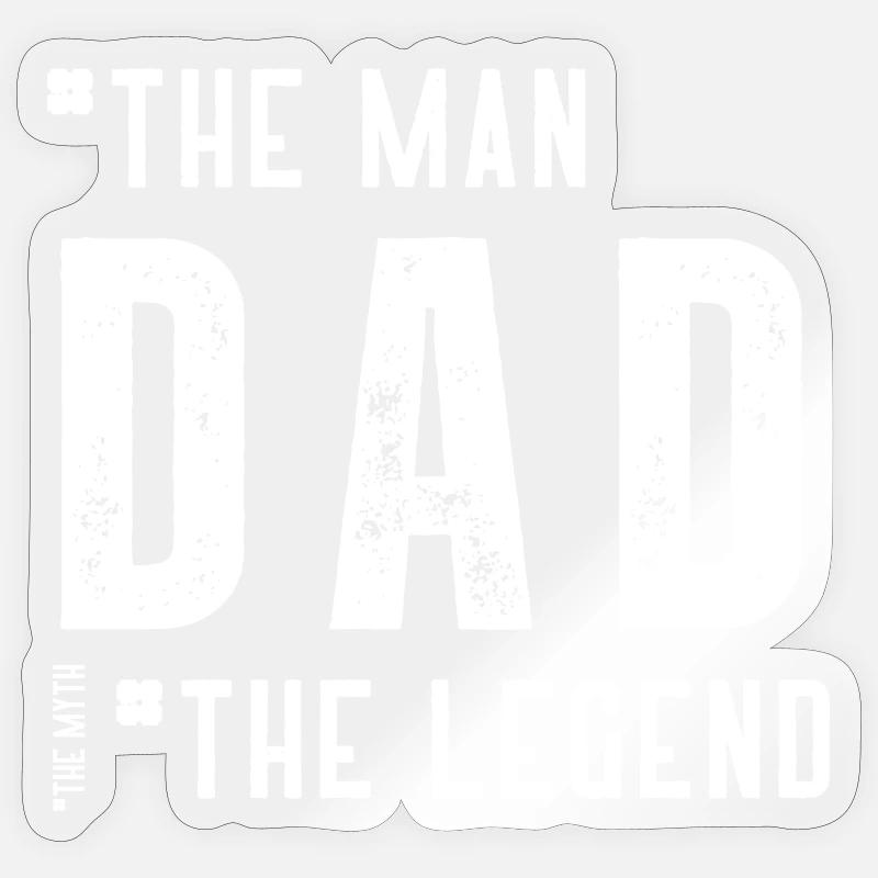 Held der Legende - Sticker Größe S (10 x 10 cm) - Transparent glänzend