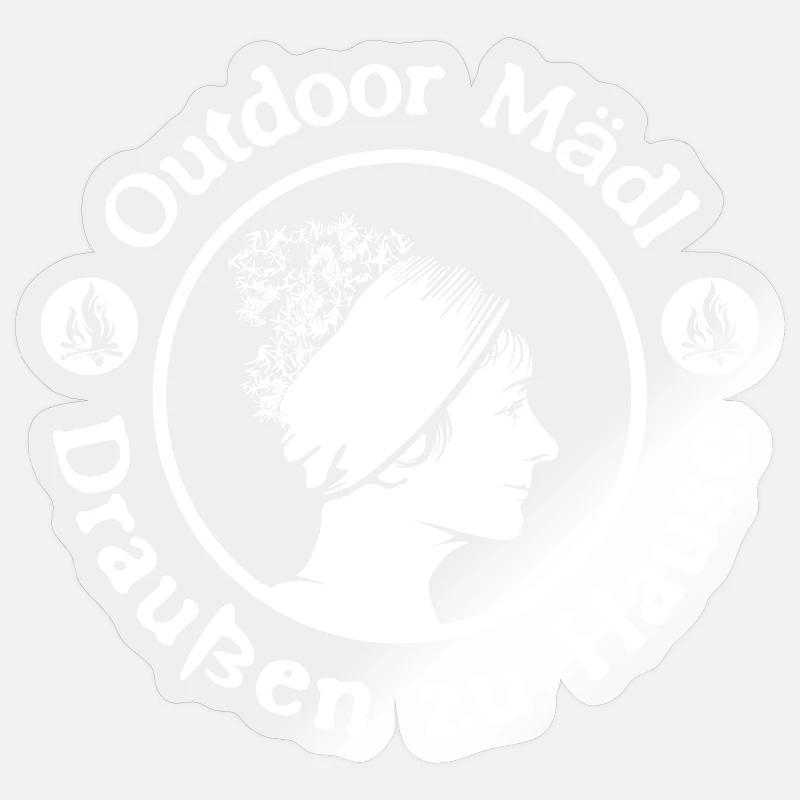 Outdoor sample 3 - Sticker size S (10 x 10 cm) - transparent glossy