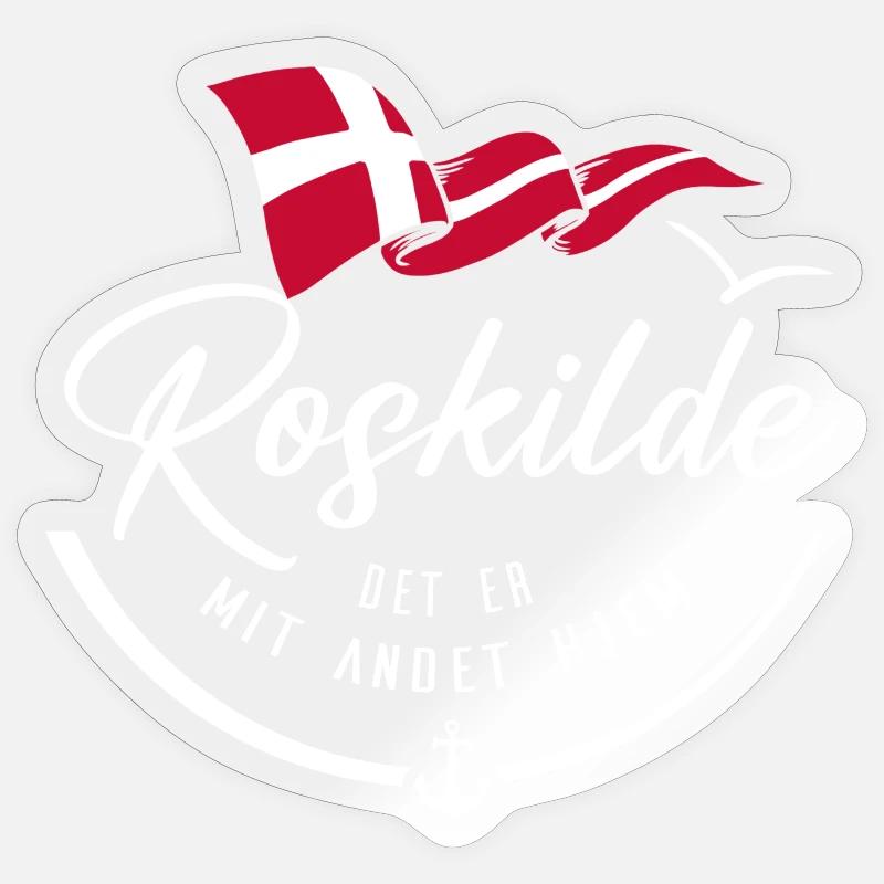 ROSKILDE - My second home - w Sticker size S (10 x 10 cm)
