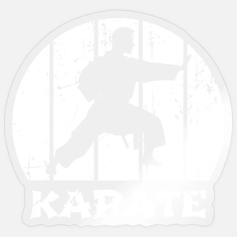 Karateka Sticker size S (10 x 10 cm)