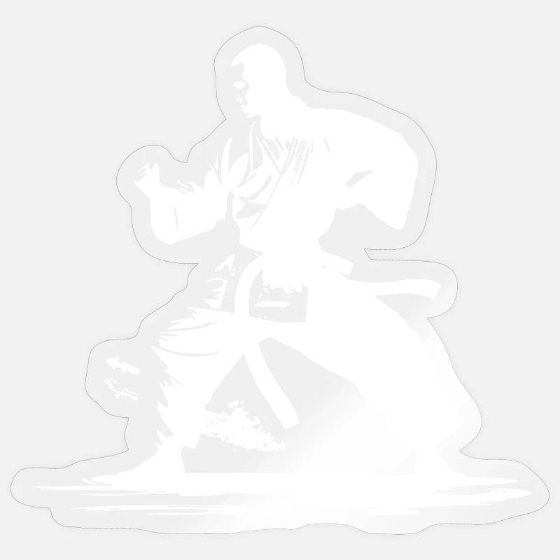 Karate Boy Graphic Sticker size S (10 x 10 cm)