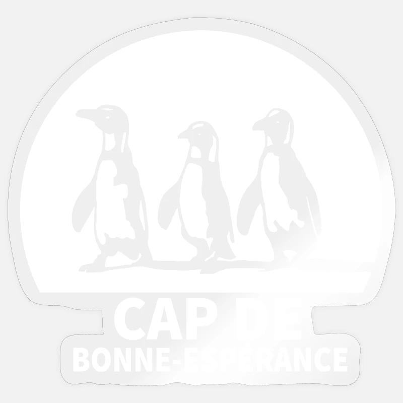 Cap de bonne espérance Afrique du sud - Sticker taille S (10 x 10 cm) - brillant transparent