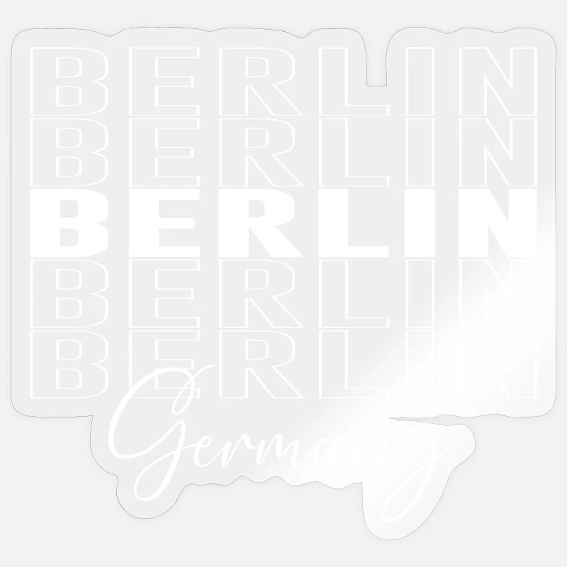 Berlin Sticker size S (10 x 10 cm)