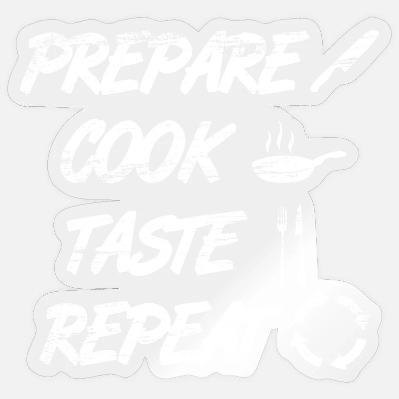 Koch Zitat - Sticker Größe S (10 x 10 cm) - Transparent glänzend