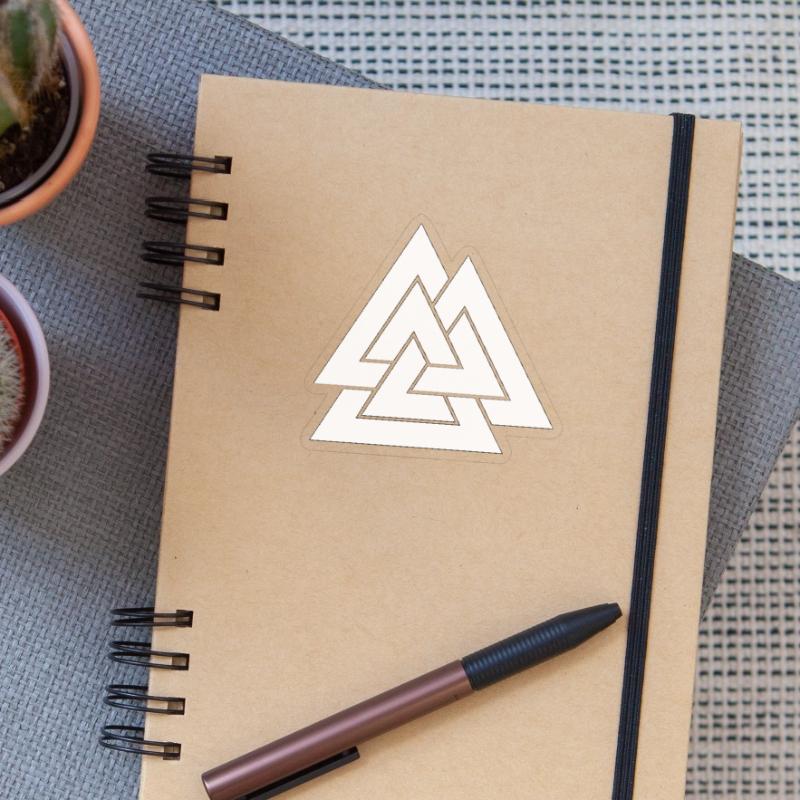 Geometric triangular nesting Sticker size S (10 x 10 cm)