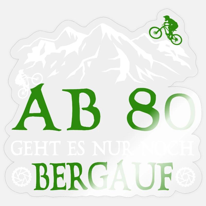 À partir de 80, c’est la montée des motards Sticker taille S (10 x 10 cm)
