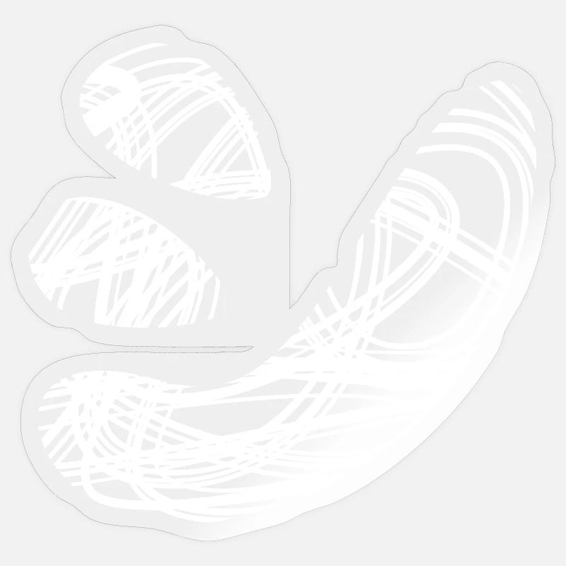 Japanese text 'シ' (shi) pattern Sticker size S (10 x 10 cm)