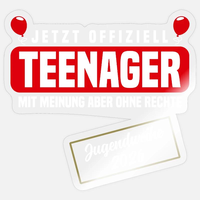 Jugendweihe 2026 Sticker Größe S (10 x 10 cm)