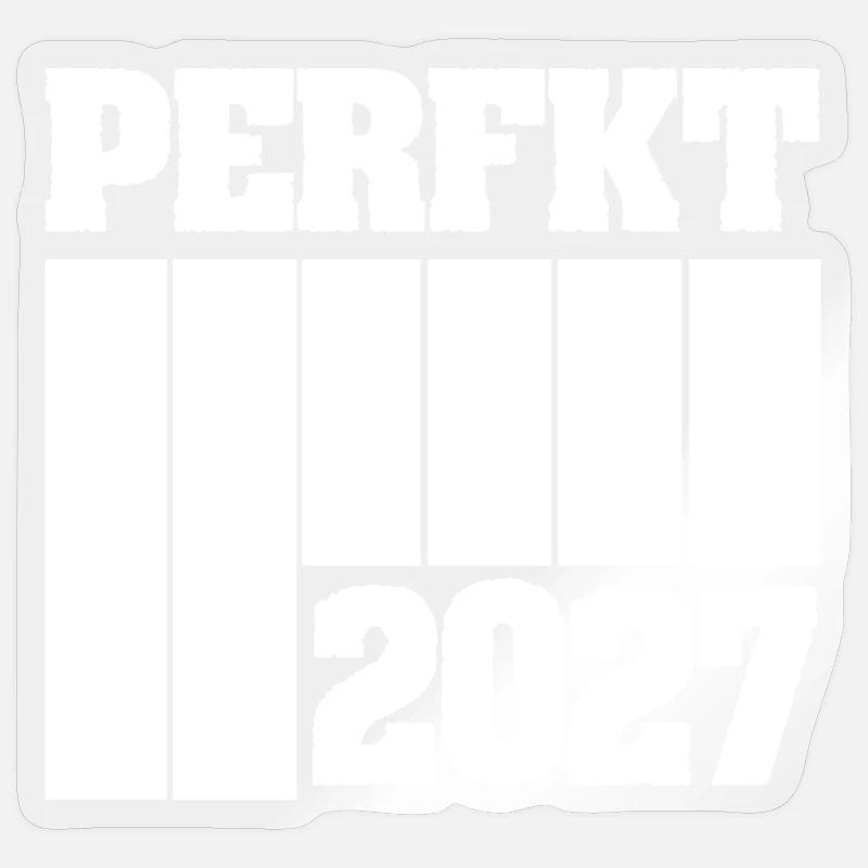 Unique 2027 - Sticker taille S (10 x 10 cm) - brillant transparent