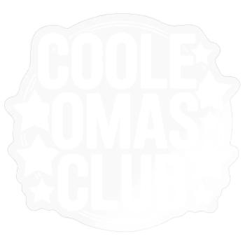 Cool Grannies Club - Sticker size S (10 x 10 cm) - transparent glossy - Front