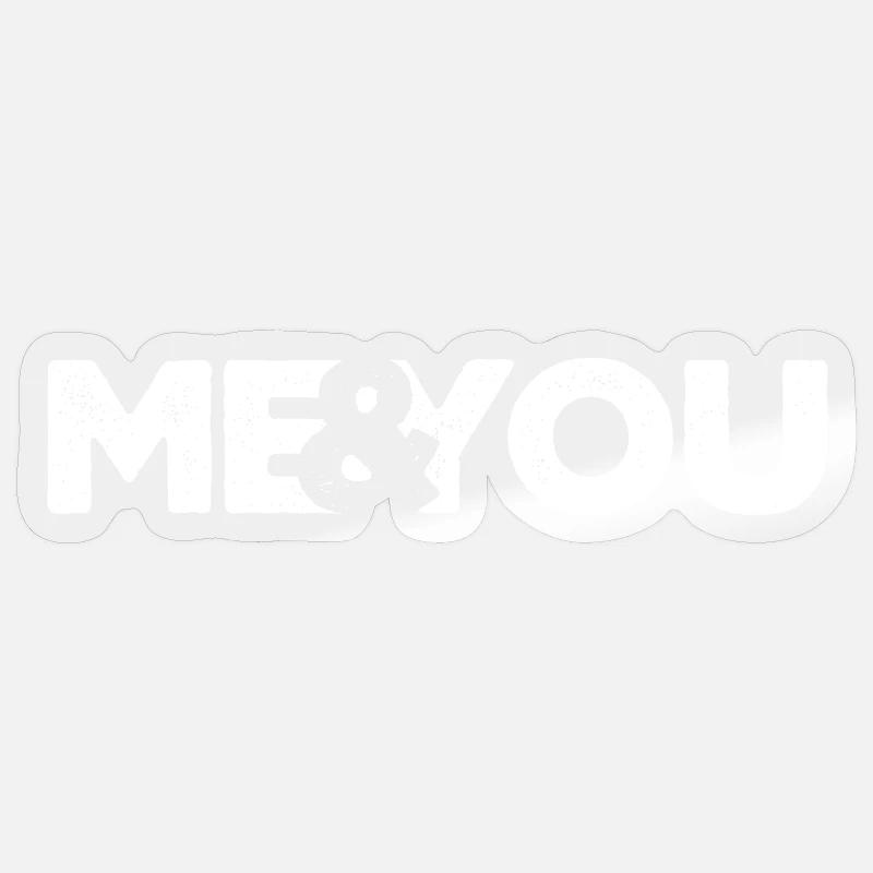MOI &VOUS Sticker taille S (10 x 10 cm)