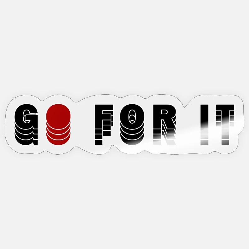 FONCEZ - Sticker taille S (10 x 10 cm) - brillant transparent