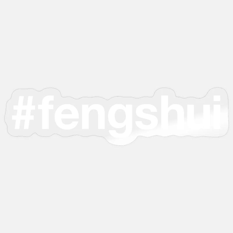 FENG SHUI Hashtag Sticker Größe S (10 x 10 cm)