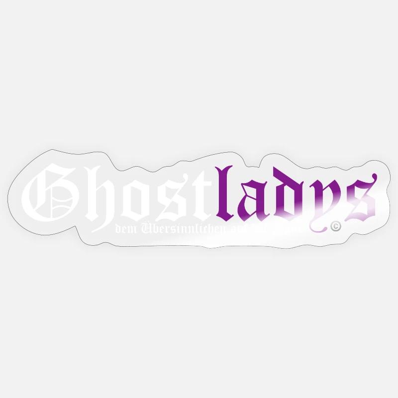 Ghostladys Sticker Größe S (10 x 10 cm)