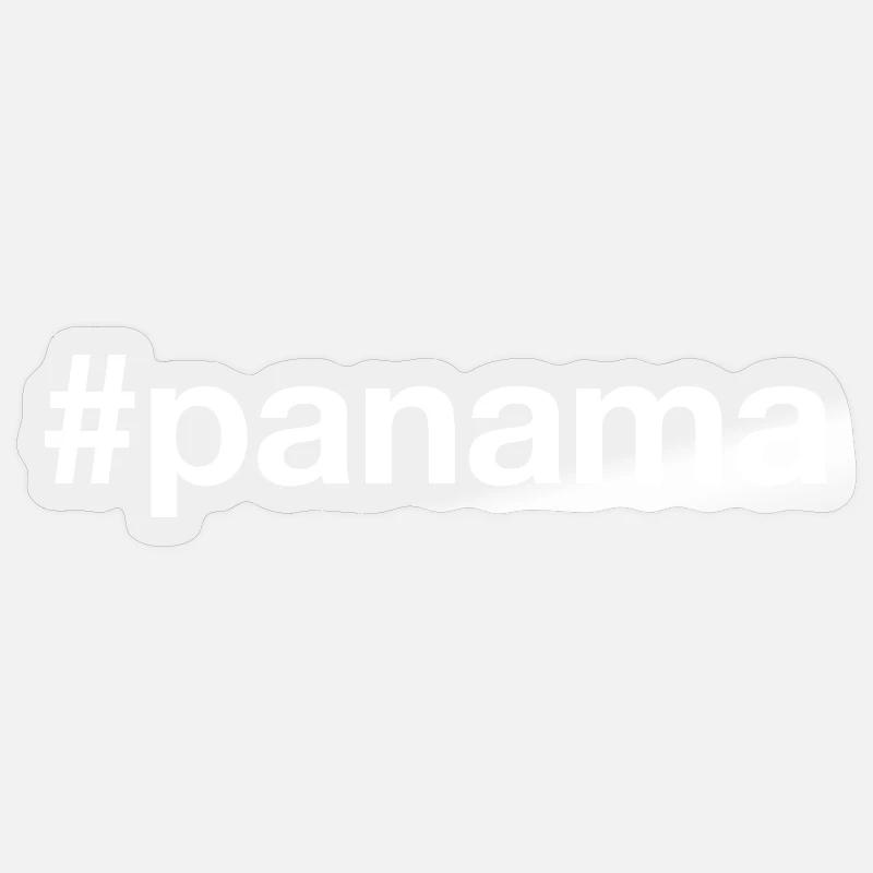 PANAMA Hashtag Sticker size S (10 x 10 cm)