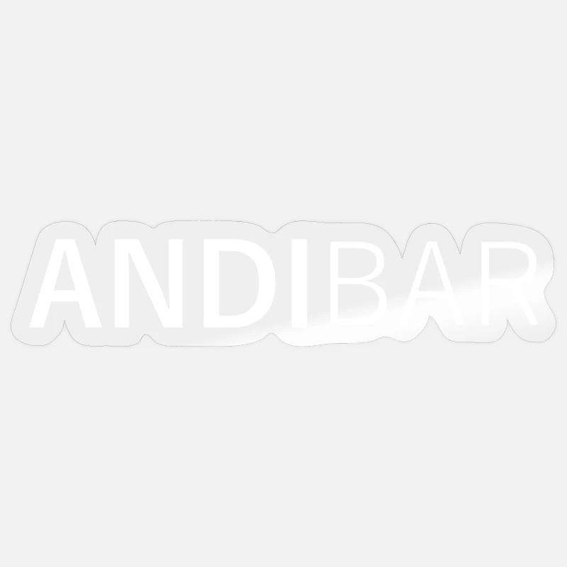 AndiBar - Andreas, Andy, Andi, Andrea Gift Sticker size S (10 x 10 cm)