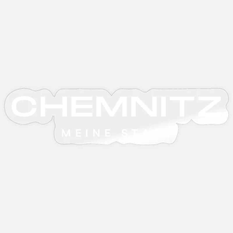 Chemnitz - Sticker size S (10 x 10 cm) - transparent glossy