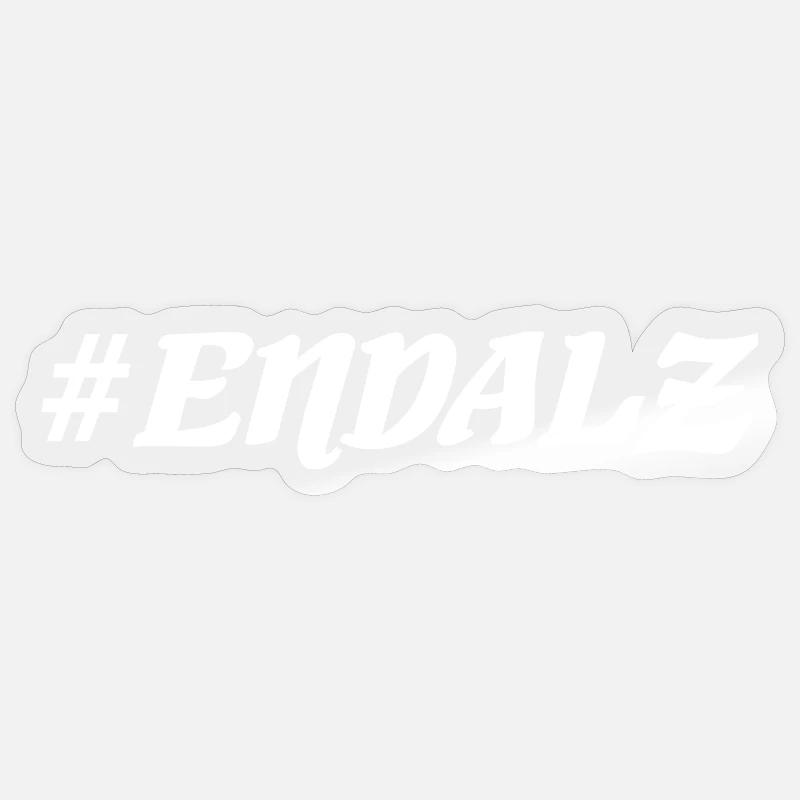 endalz - Sticker size S (10 x 10 cm) - transparent glossy
