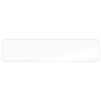 Lorien Name Vorname Chemie Periodensystem Elemente - Sticker Größe S (10 x 10 cm) - Transparent glänzend - Vorne