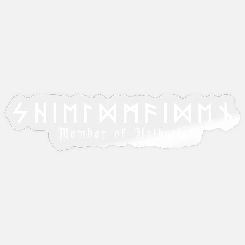 Shieldmaiden - Viking - Odin - Thor - Valkyries - Sticker size S (10 x 10 cm) - transparent glossy