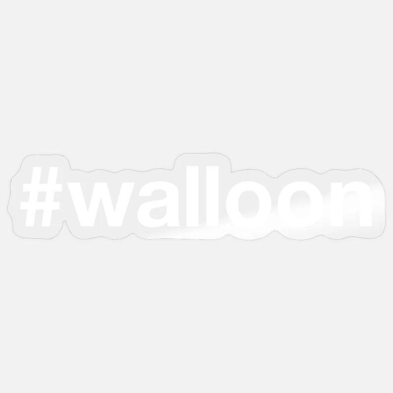 WALLOON Hashtag Sticker taille S (10 x 10 cm)