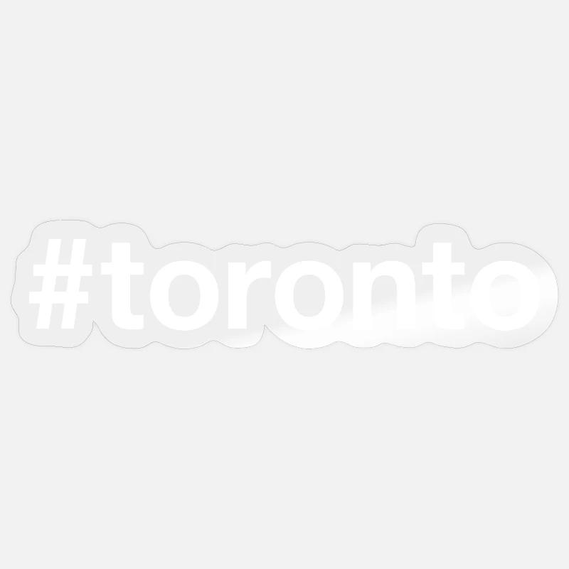 TORONTO Canada Kanada Hashtag Sticker size S (10 x 10 cm)