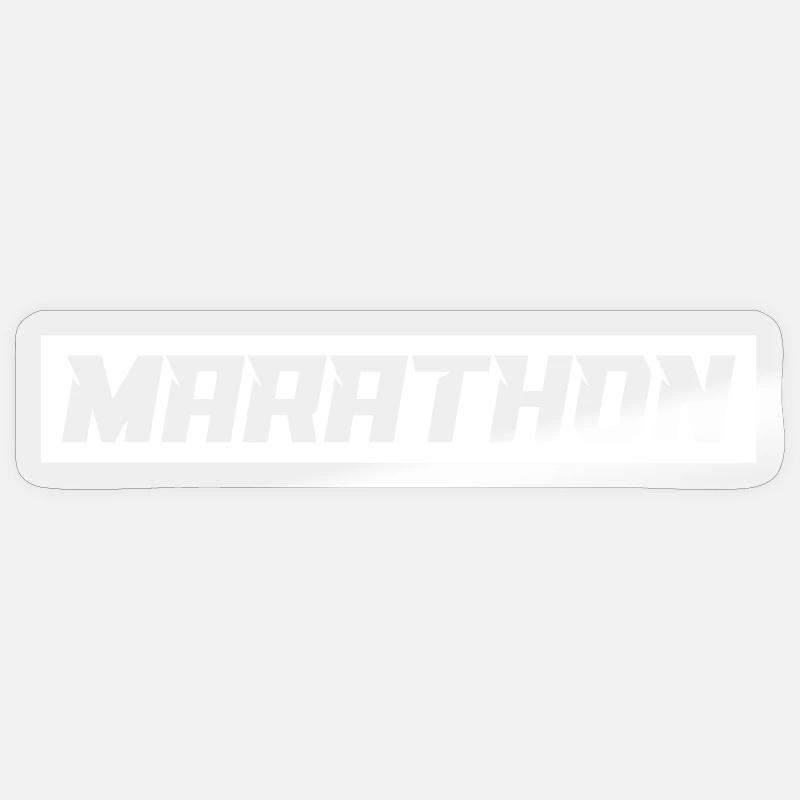 Marathon Sticker Größe S (10 x 10 cm)