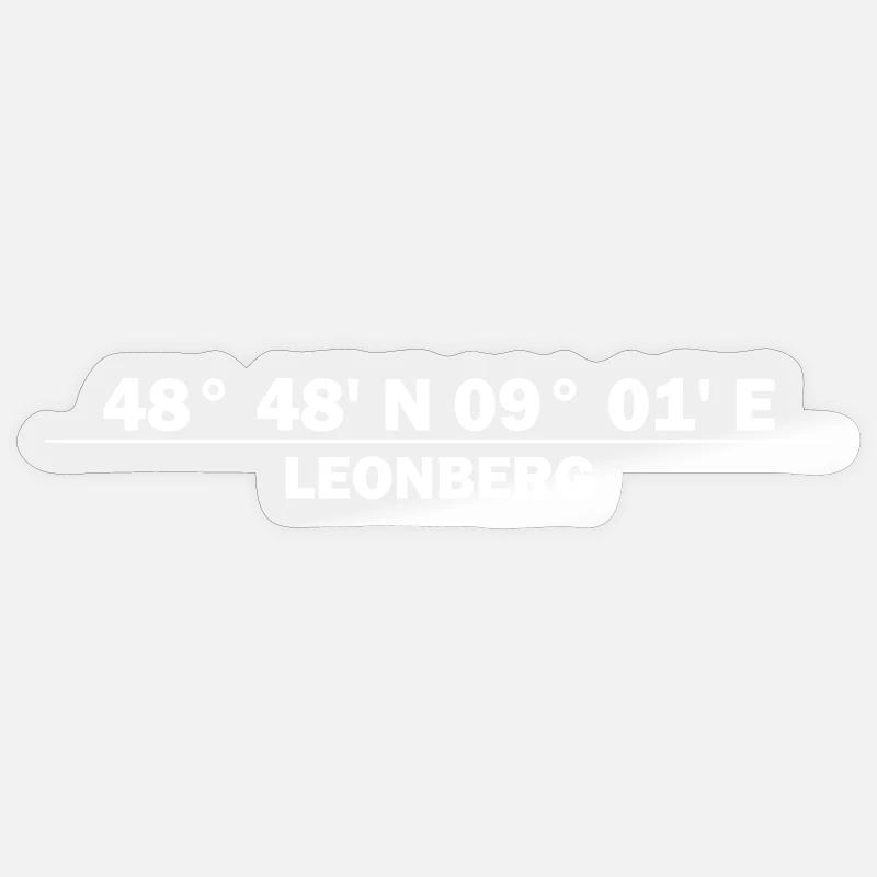 Leonberg coordinates Sticker size S (10 x 10 cm)