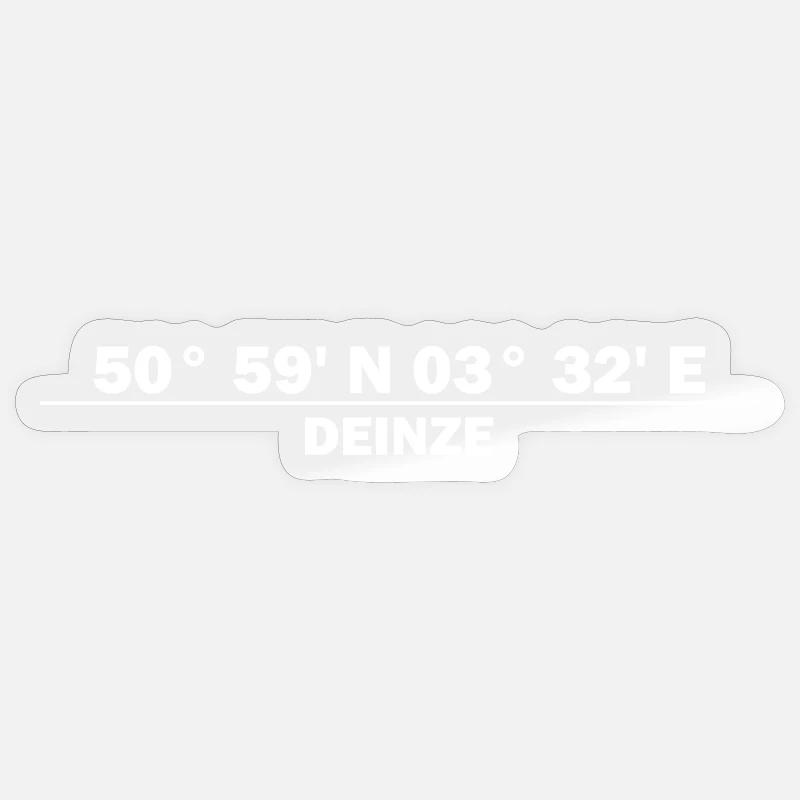 Your coordinates Sticker size S (10 x 10 cm)