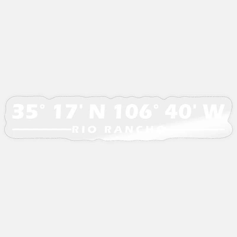 Rio Rancho Coordinates Sticker size S (10 x 10 cm)