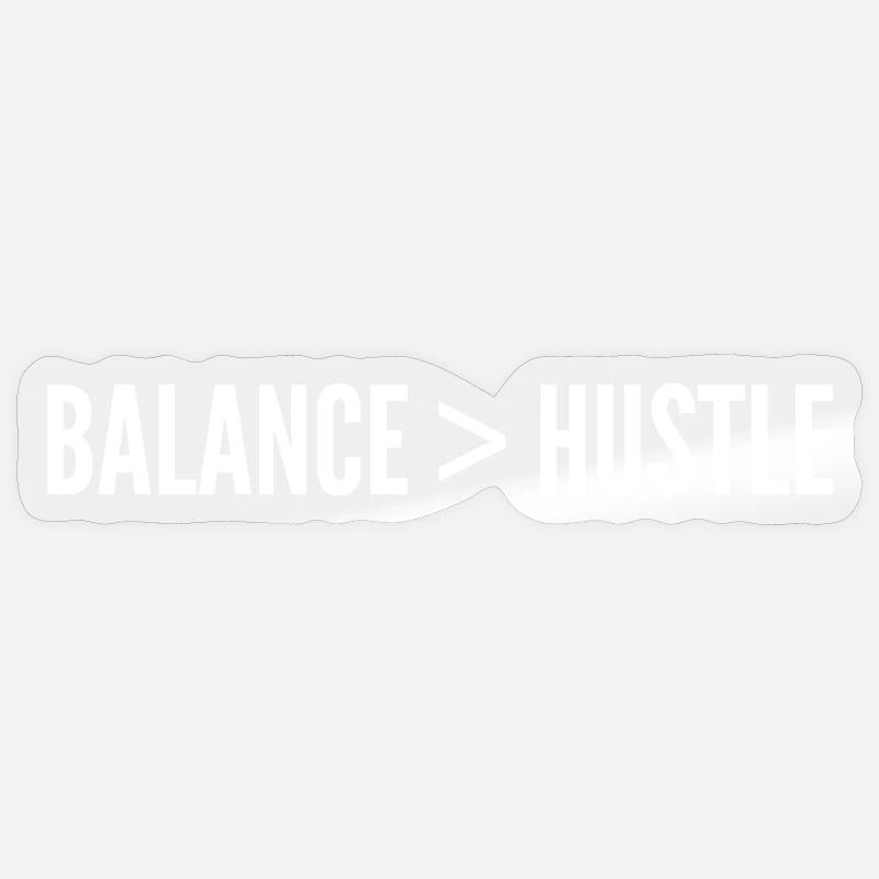 Équilibre Plus Fort Que L’Ambition Sticker taille S (10 x 10 cm)