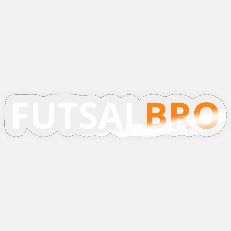FUTSALBRO Original - Sticker size S (10 x 10 cm) - transparent glossy