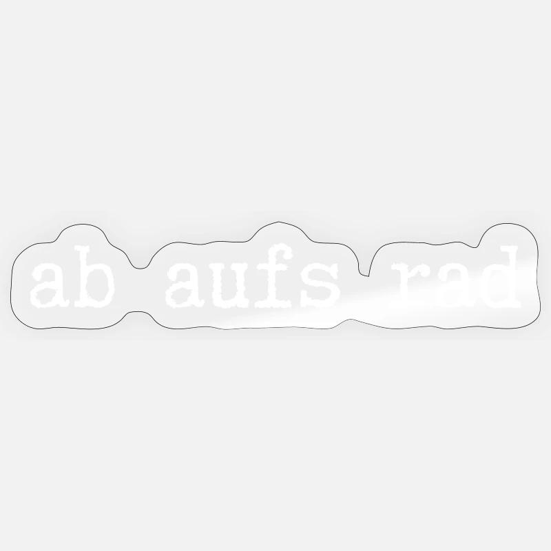 Direction le vélo Sticker taille S (10 x 10 cm)