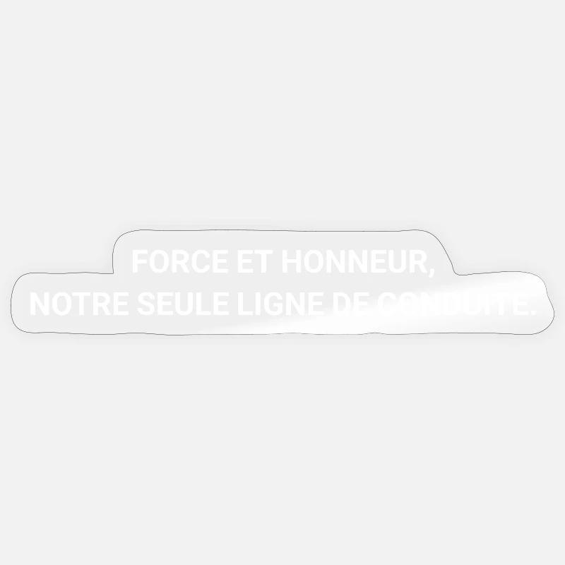 L'Essentiel : Code de Valeurs Suprême - Sticker taille S (10 x 10 cm) - brillant transparent