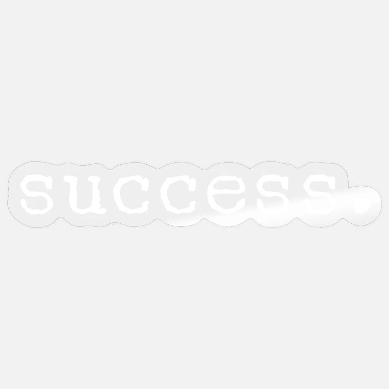 Success - Sticker size S (10 x 10 cm) - transparent glossy