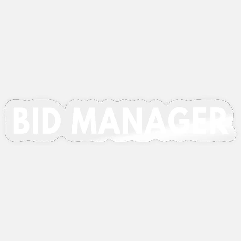 Angebotsmanager Professionelles Angebotsgeschenk - Sticker Größe S (10 x 10 cm) - Transparent glänzend