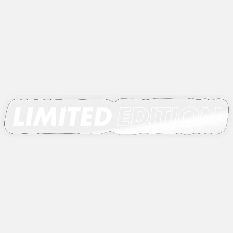 Limited Edition - Sticker Größe S (10 x 10 cm) - Transparent glänzend