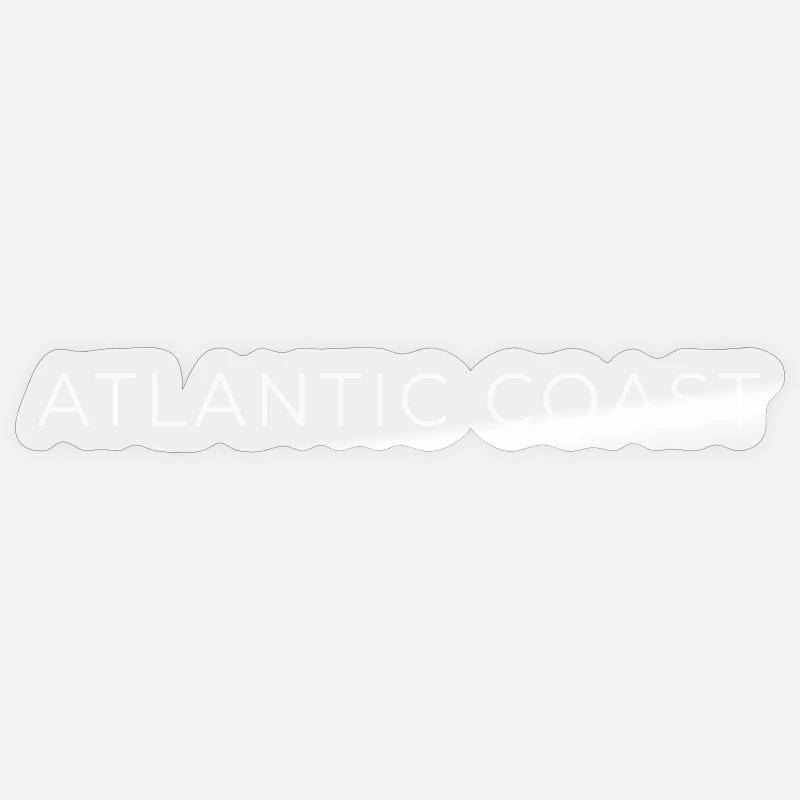 ATLANTIC COAST - Minimal Style Sticker size S (10 x 10 cm)