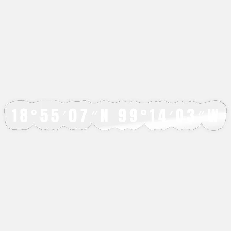Cuernavaca, Mexique - Sticker taille S (10 x 10 cm) - brillant transparent