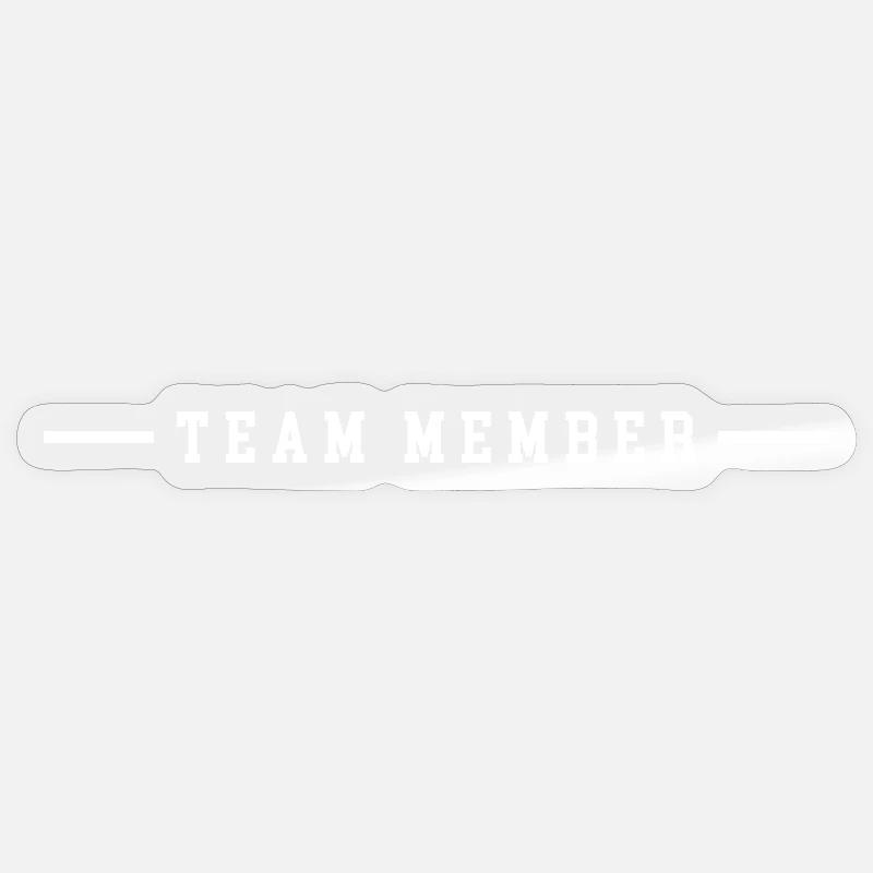 Équipier - Sticker taille S (10 x 10 cm) - brillant transparent